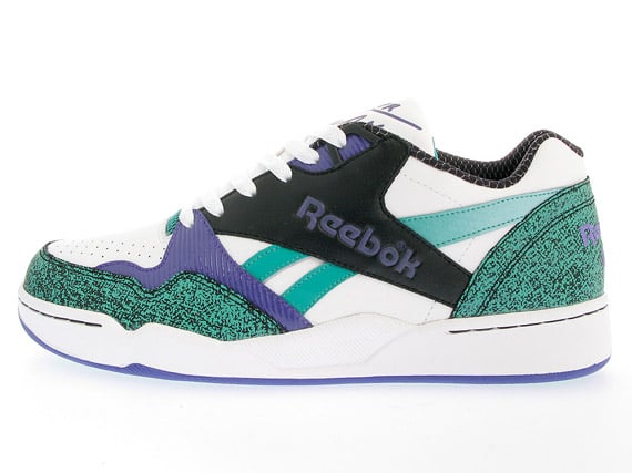 Reebok Sir Jam Low - White / Black / Purple / Teal