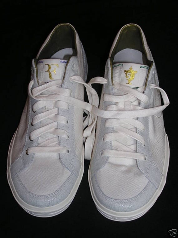 Roger Federer's Off Court Nike Sneakers - 2008 Wimbledon