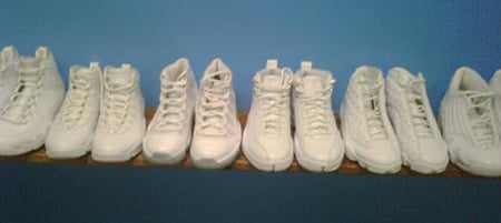Air Jordan 25th Anniversary White Collection