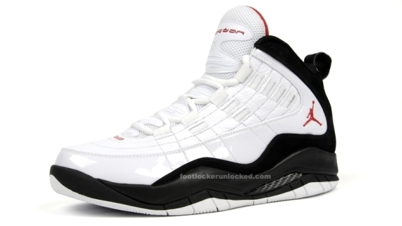 Air Jordan Hallowed Ground - White / Black - Red