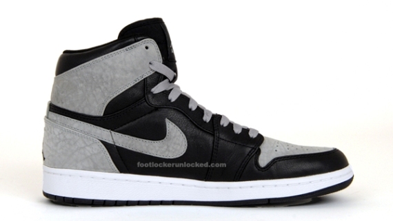 Air Jordan 1 (1) Black/Stealth/Grey-White