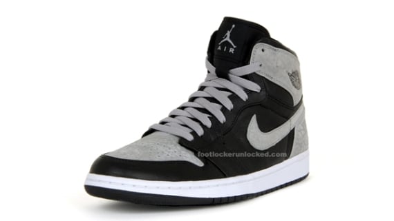 Air Jordan 1 (1) Black/Stealth/Grey-White