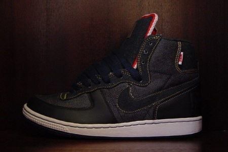 Nike Terminator Hi Premium Selvage Denim - Detailed Look