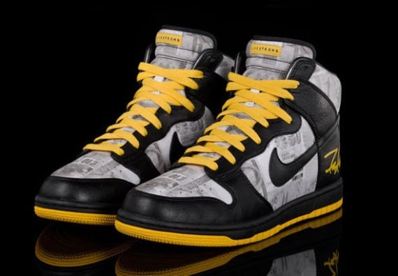 Nike Dunk Hi x FUTURA (FLOM) x LIVESTRONG Release Info