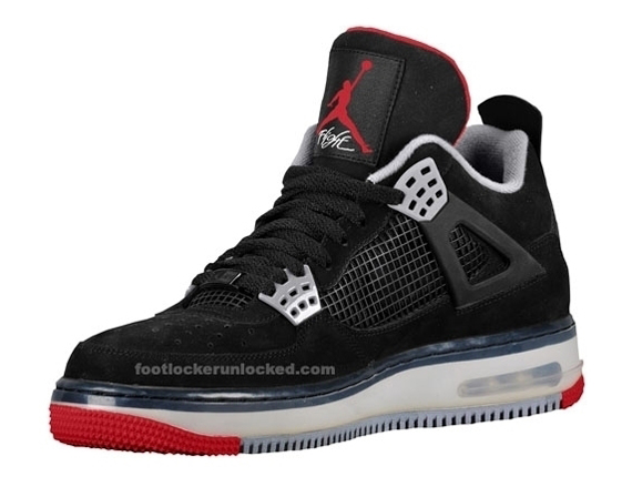 Air Jordan Force Fusion IV - Black / Varsity Red - Stealth