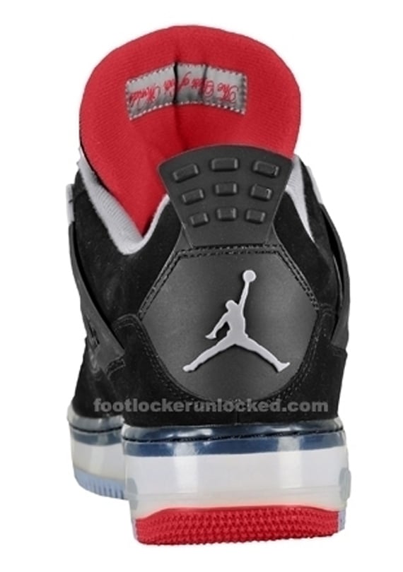 Air Jordan Force Fusion IV - Black / Varsity Red - Stealth