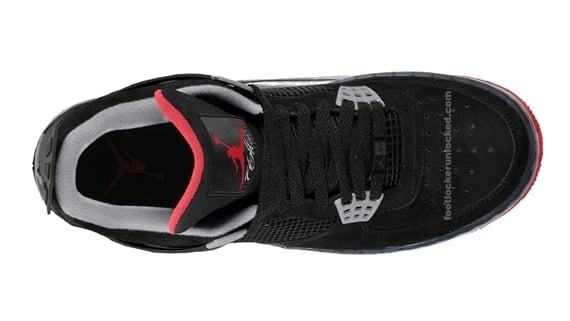 Air Jordan Force Fusion IV - Black / Varsity Red - Stealth
