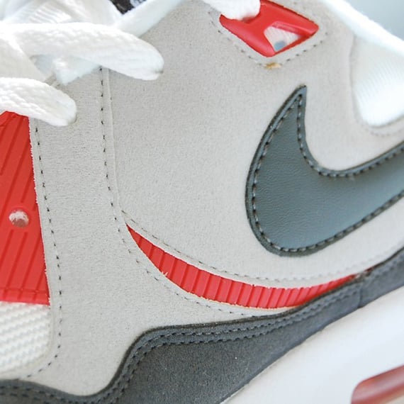 Nike Air Max Light - White / Dark Grey - Neutral Grey - Max Orange