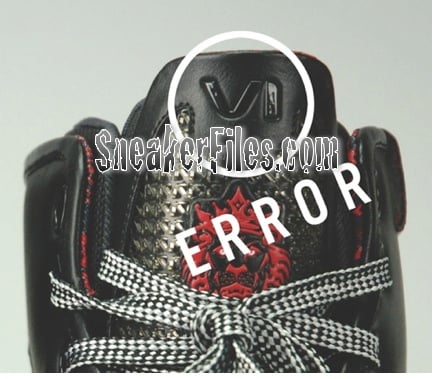 nike lebron vi error shoes