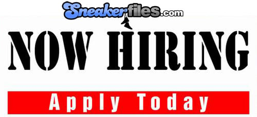 Sneaker Files is Now Hiring