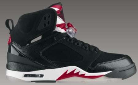 Air Jordan 60+ Black / White - Varsity Red - Now Available