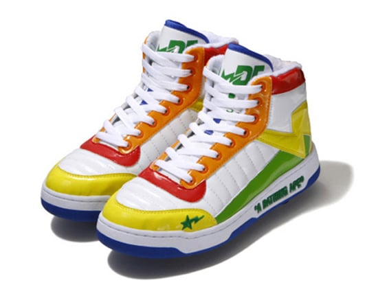 Bape Bapesta 88 - Rainbow
