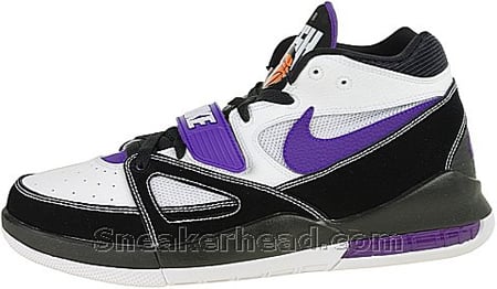 Nike Alpholution - White / Black - Varsity Purple - Orange Blaze