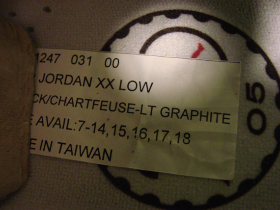 Air Jordan XX (20) Low - 2005 Sample