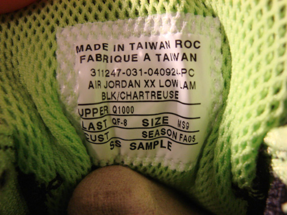 Air Jordan XX (20) Low - 2005 Sample