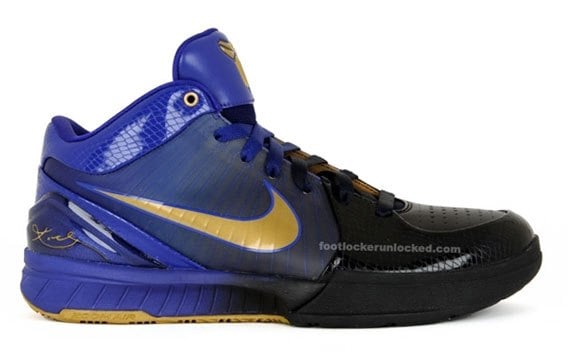Nike Zoom Kobe IV - Black - Metallic Gold - Concord - October ‘09