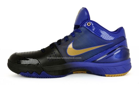 Nike Zoom Kobe IV - Black - Metallic Gold - Concord - October ‘09