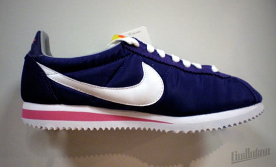 women's nylon nike cortez