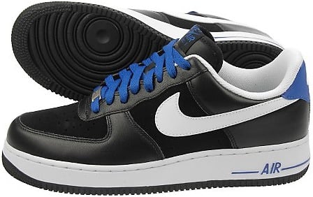Nike Air Force 1 Low Black/White-Blue