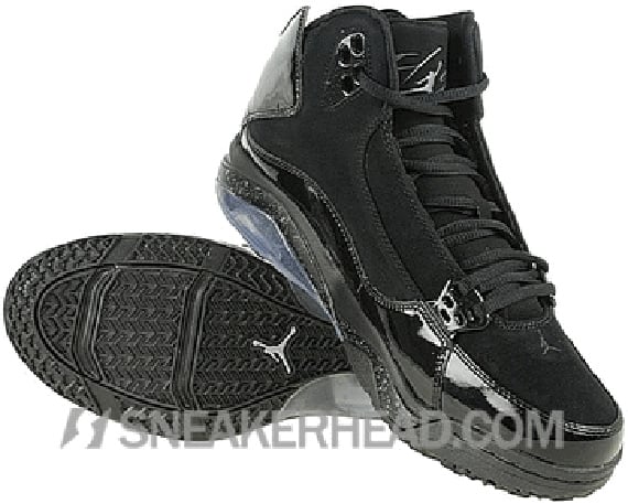 Air Jordan Ol' School III - Black / Metallic Silver - Dark Charcoal