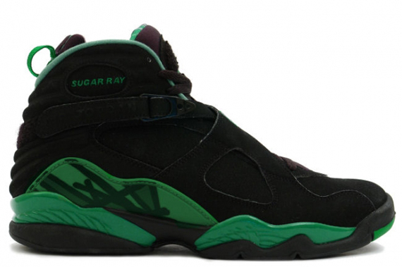 Celebrity Sneaker Sightings – Drake’s Air Jordan VIII Sugar Ray PE