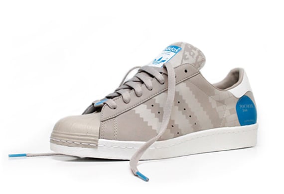 Pochoir x Adidas Superstar 80 - Five Two-3 City Artist Series