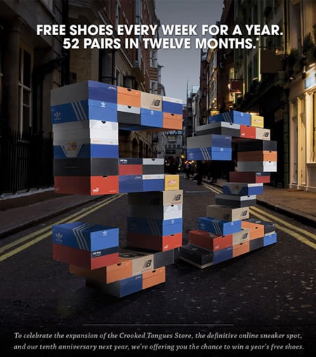 Crooked Tongues 52 Shoes Giveaway Contest