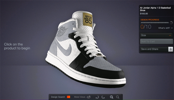 Air Jordan Alpha I (1) on Nike iD 
