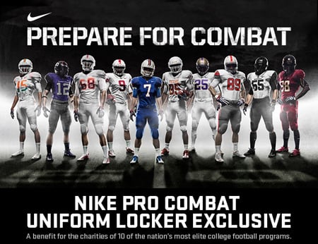 Nike Pro Combat Uniform Locker Exclusive eBay Auction 