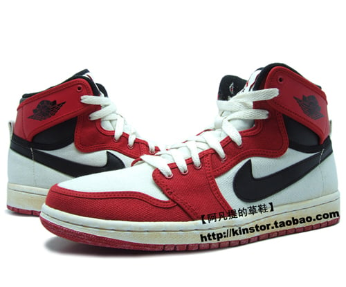 Air Jordan I AJKO White/Varsity Red-Black Detailed Images