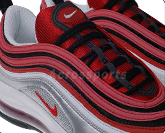 Artificial hígado Bangladesh Nike Air Max 97 - Metallic Silver / Varsity Red - White - Black |  SneakerFiles