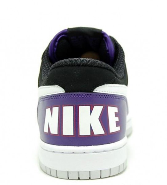 Nike Big Nike Low - Black / White - Club Purple - Metallic Silver | SneakerFiles