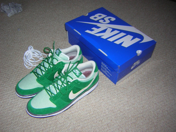 Nike SB Dunk Low Premium - St. Patrick's Day / Green Hemp