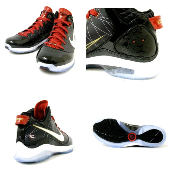 Nike Air Max LeBron VII (7) P.S. – Black / Red – Gold