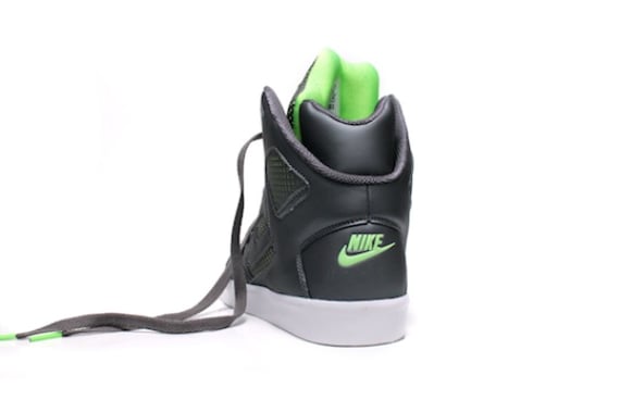 Nike Auto Flight High - Grey / Electric Green - White