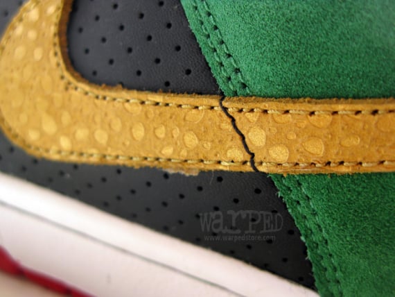 Nike SB Dunk Low - Green / Black - Mustard
