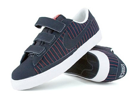 Nike Blazer Low AC “Pinstripe” – Navy Blue/Red-White