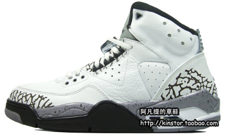 Air Jordan Rare Air - White / Black - Cement