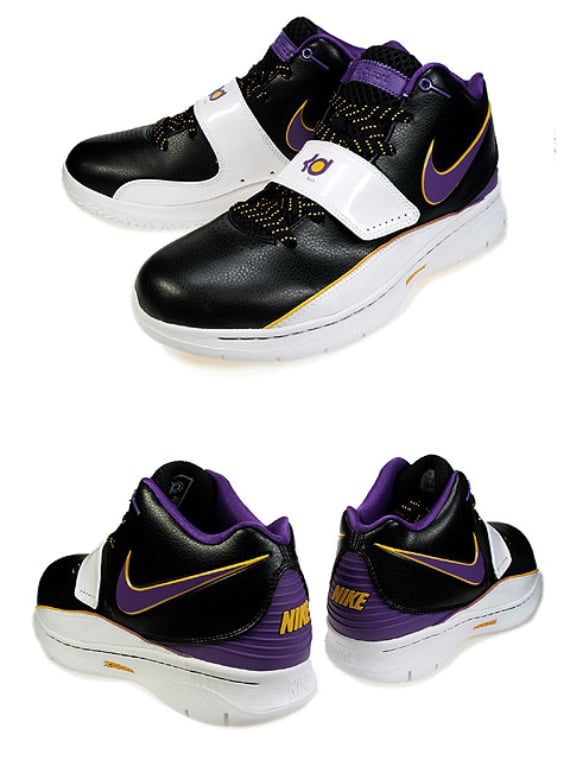 Nike KD II (2) - Black / Varsity Purple - White