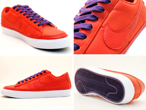 Nike Women's Blazer Low - Red / Purple - White