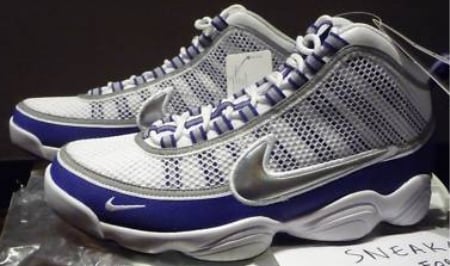 Nike Zoom Don - Silver / Royal Blue - White