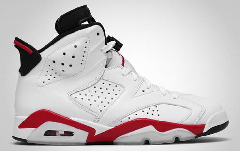 Release Reminder: Air Jordan VI White/Varsity Red-Black