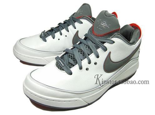 Nike Lebron VII Low White/Cool Grey-Team Orange