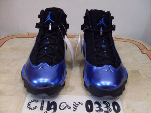 black and neon jordans