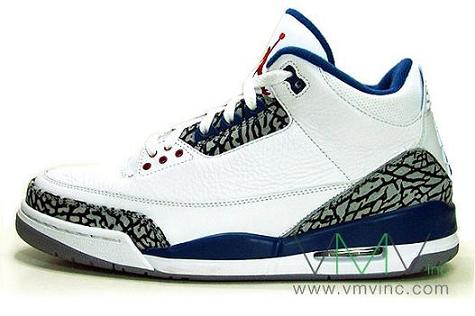 Air Jordan III True Blue Re Stock