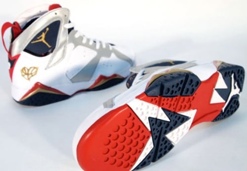 Air Jordan VII Retro 'For The Love Of The Game/Olympic' - Detailed Images