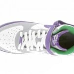 Nike Air Force 1 Mid white / clb purple / wlf grey / vctry green