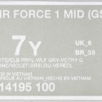 Nike Air Force 1 Mid white / clb purple / wlf grey / vctry green