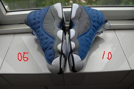 Air Jordan Retro XIII 'Flint' '05 vs '10