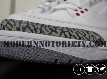 Air Jordan Retro III 'White Cement' - 2011 Release